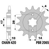 Pignon PBR acier standard - 420 2065 15 18NC | Oxmoto