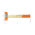 Maillet à embouts nylon Beta taille 35 manche en bois