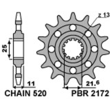 Pignon PBR acier standard - 520 2172 14 18NC | Oxmoto