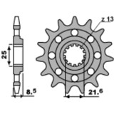 Pignon PBR acier standard - 520 2179 16 18NC | Oxmoto