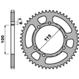 Couronne PBR alu standard - 428 4502 56 L | Oxmoto