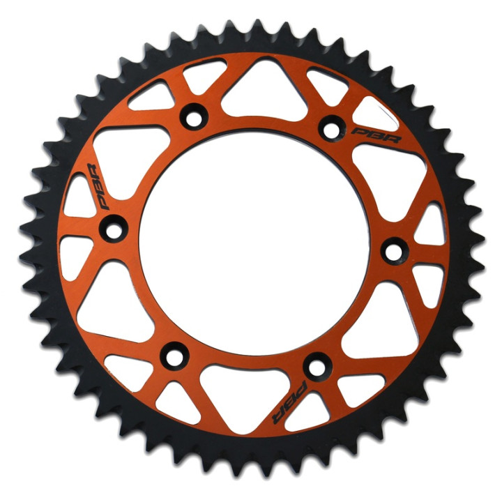 Couronne PBR alu Twin color - 520 899 50 TC6 | Oxmoto