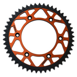 Couronne PBR alu Twin color - 520 899 53 TC6 | Oxmoto