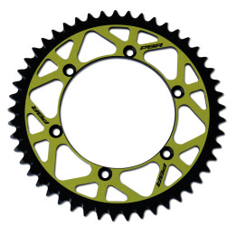 Couronne PBR alu Twin color - 520 808 52 TC8 | Oxmoto
