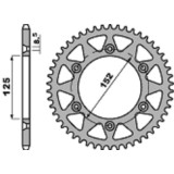 Couronne PBR alu standard - 428 4649 51 L | Oxmoto