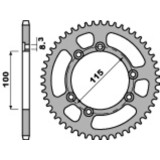 Couronne PBR alu standard - 420 4423 51 L | Oxmoto