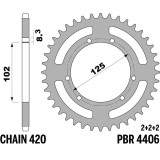 Couronne PBR Acier Standard - 420 4406 59 F | Oxmoto