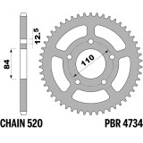 Couronne PBR acier standard - 520 4734 41 C45 | Oxmoto