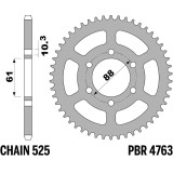 Couronne PBR acier standard - 525 4763 38 C45 | Oxmoto