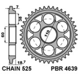 Couronne PBR Acier Renforcé - 525 4639 39 C45T | Oxmoto