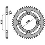 Couronne PBR Acier Standard - 428 822 50 C45 | Oxmoto