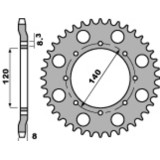 Couronne PBR acier standard - 520 506 43 C45 | Oxmoto