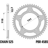 Couronne PBR Acier Renforcé - 525 4585 45 C45T | Oxmoto