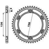 Couronne PBR acier standard - 525 4365 41 C45 | Oxmoto