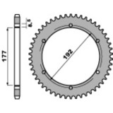 Couronne PBR acier standard - 520 223 53 C45 | Oxmoto
