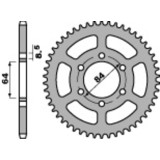 Couronne PBR Acier Standard - 428 809 53 C45 | Oxmoto