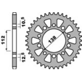 Couronne PBR alu standard - 520 4384 45 L | Oxmoto