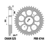 Couronne PBR Acier Renforcé - 525 4744 45 C45T | Oxmoto