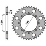 Couronne PBR acier standard - 520 491 44 C45 | Oxmoto