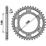 Couronne PBR acier standard - 525 4550 42 C45 | Oxmoto