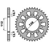 Couronne PBR alu renforcé - 520 4384 41 LD | Oxmoto