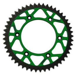 Couronne PBR alu Twin color - 520 489 49 TC7 | Oxmoto