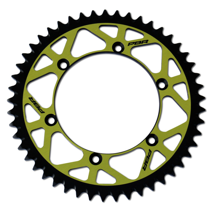 Couronne PBR alu Twin color - 520 808 53 TC8 | Oxmoto