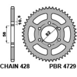 Pignon PBR acier standard - 428 2360 14 18NC | Oxmoto