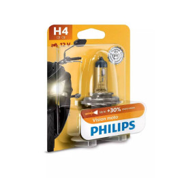 Ampoule PHILIPS H4 Vision Moto 12V/60/55W - x1 | Oxmoto