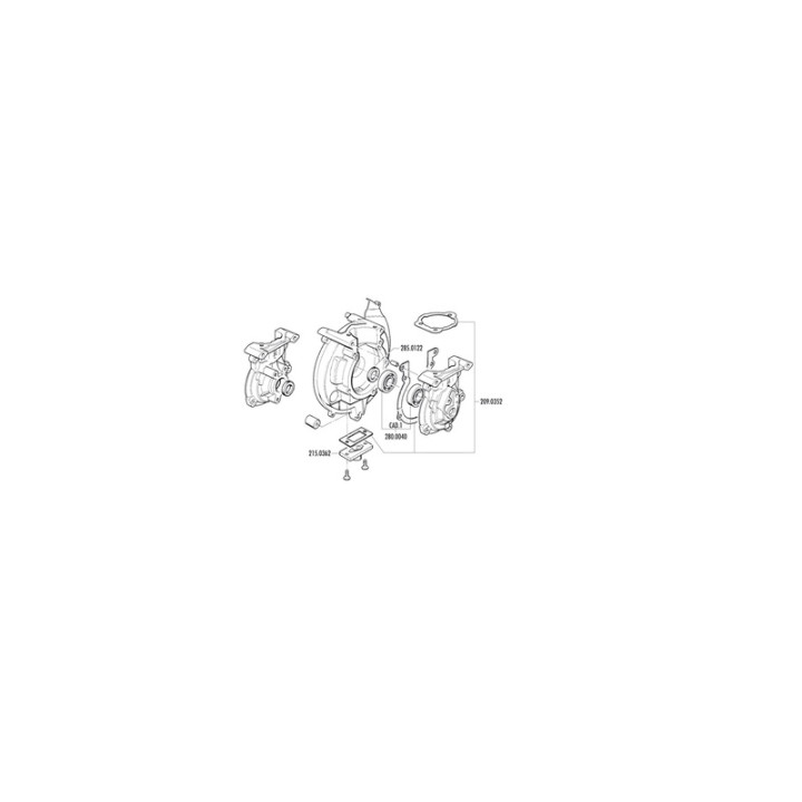 Vilebrequin complet Polini 170.0200 | Oxmoto