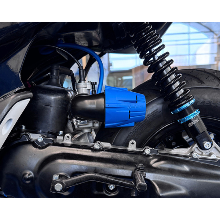 Air Box Bleu 30° Ø32mm Polini | Oxmoto