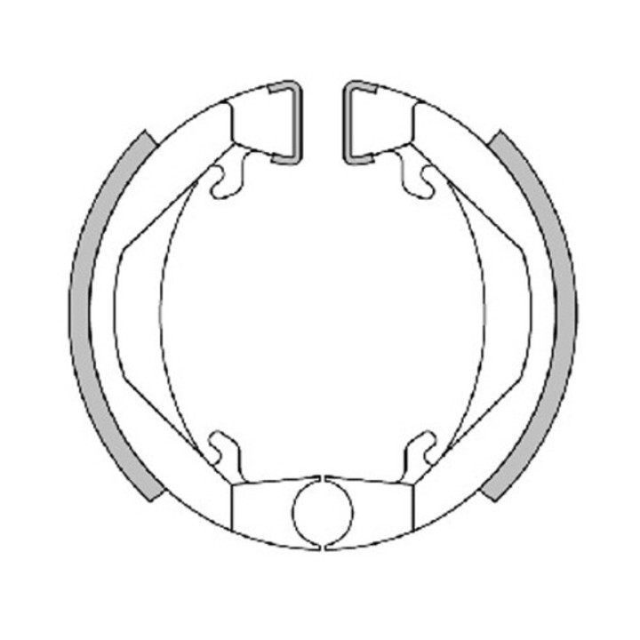 Mâchoires de frein Polini For Race 80x18 avec ressorts