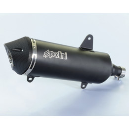 Silencieux Polini Aluminium noir - Peugeot | Oxmoto