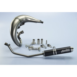 Pot d'échappement Polini Race Aluminium noir - Derbi DRD