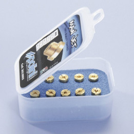 Polini jet pack. 10 jets (Dell'Orto type) of 5 mm, size 100% to 109 (360.0006)