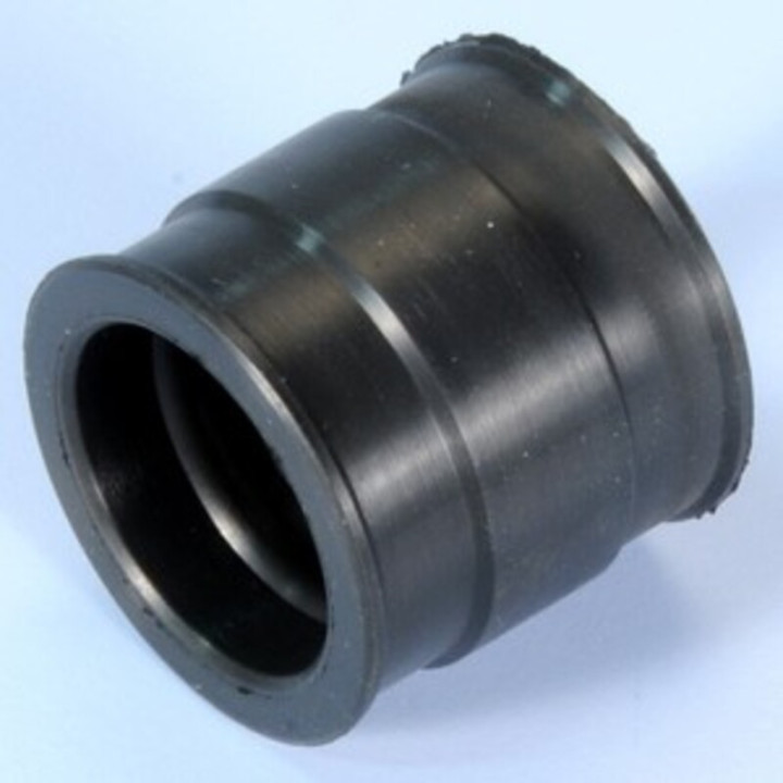 Polini rubber intake manifold, Ø25-28.5 (223.0124) | Oxmoto