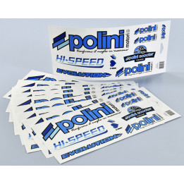 Autocollants Polini Blue Line | Oxmoto