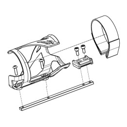 Support de batterie double Polini E-Bike | Oxmoto