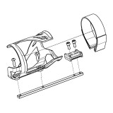 Support de batterie double Polini E-Bike | Oxmoto