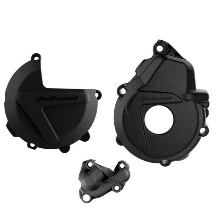 Kit protection de carter d'embrayage, d'allumage et de pompe à eau Polisport - KTM / Husqvarna 90982