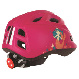 Casque pour enfants Mermaid avec lumière Polisport Led taille XS 45/52 cm