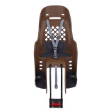 Siège enfant de vélo arrière Polisport Joy FF 29" fixation cadre - marron/gris foncé