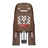 Siège enfant de vélo arrière Polisport Joy FF 29" fixation cadre - marron/gris foncé