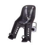 Siège enfant de vélo avant Polisport Bubbly Mini Plus FF fixation cadre - noir/gris foncé