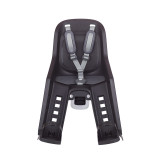 Siège enfant de vélo avant Polisport Bubbly Mini Plus FF fixation cadre - noir/gris foncé