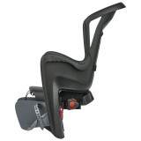 Siège enfant de vélo arrière Polisport Bilby Maxi CFS fixation porte-bagages - noir/gris foncé