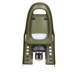 Siège enfant de vélo arrière Polisport Groovy RS+ fixation cadre - vert foncé/crème