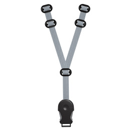 Ceinture de sécurité 3 points Polisport gris Groovy Ff/Cfs