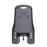 Siège enfant de vélo arrière Polisport Bubbly Maxi Plus CFS fixation porte-bagages - gris charbon/marron