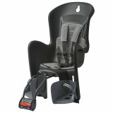 Siège enfant de vélo arrière Polisport Bilby Maxi FF fixation cadre - noir/gris foncé